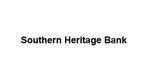 Logo for Southern Heritage Bank Name Only