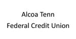 Logo for Alcoa Tenn FCU Name Only